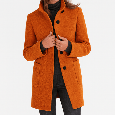 Vilma | Women's Coat with High Collar