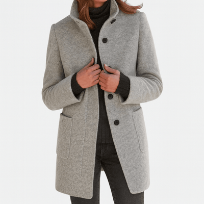 Vilma | Women's Coat with High Collar