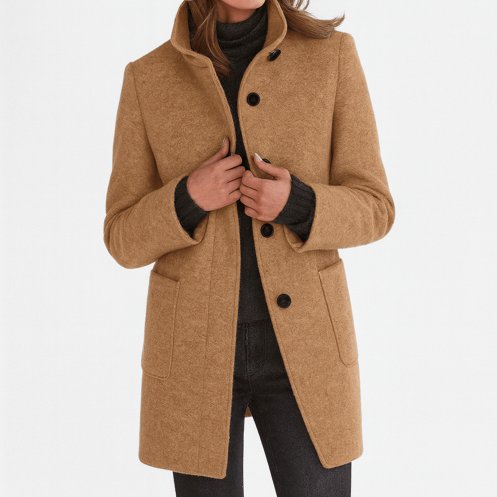Vilma | Women's Coat with High Collar