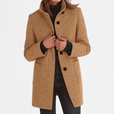 Vilma | Women's Coat with High Collar