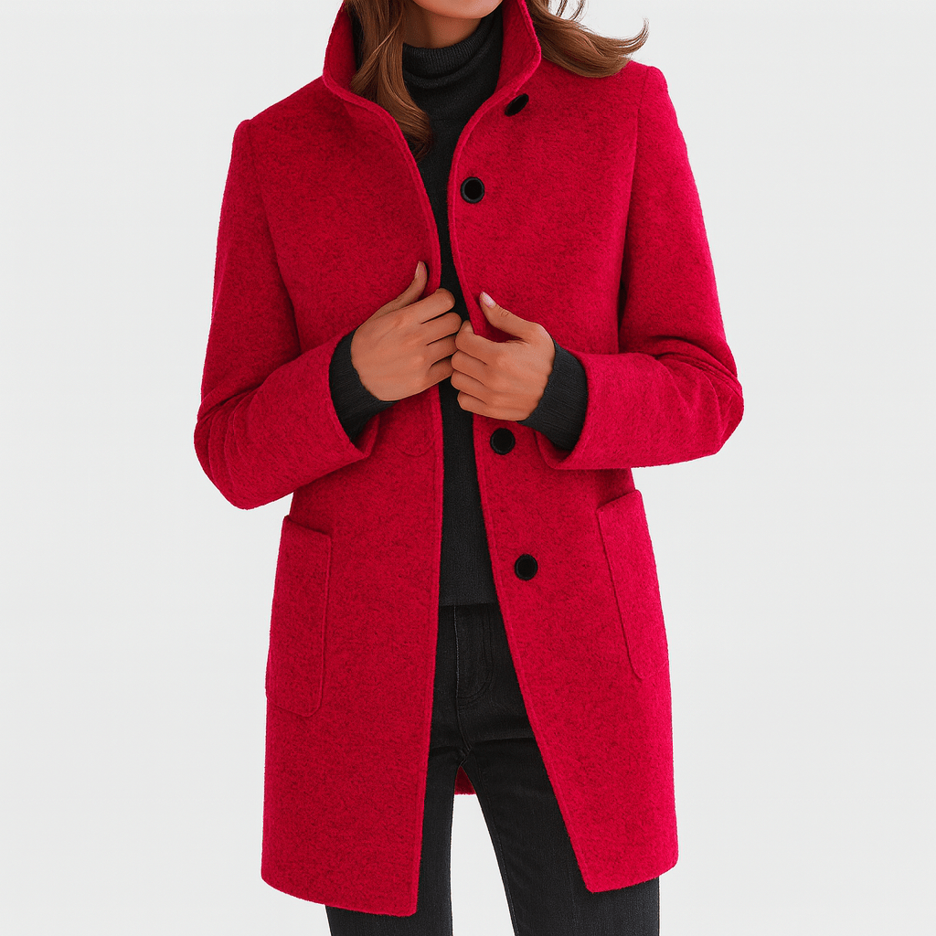 Vilma | Women's Coat with High Collar