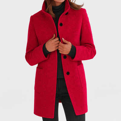 Vilma | Women's Coat with High Collar