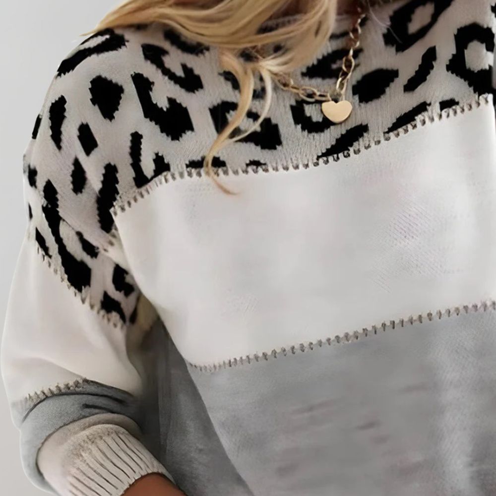 Virelle | Leopard Print Sweater
