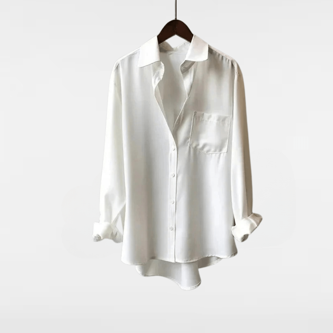 VIVIAN | CASUAL LONG SLEEVED LAPEL SHIRT