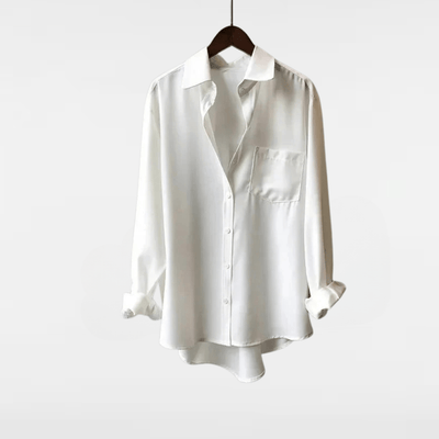 VIVIAN | CASUAL LONG SLEEVED LAPEL SHIRT