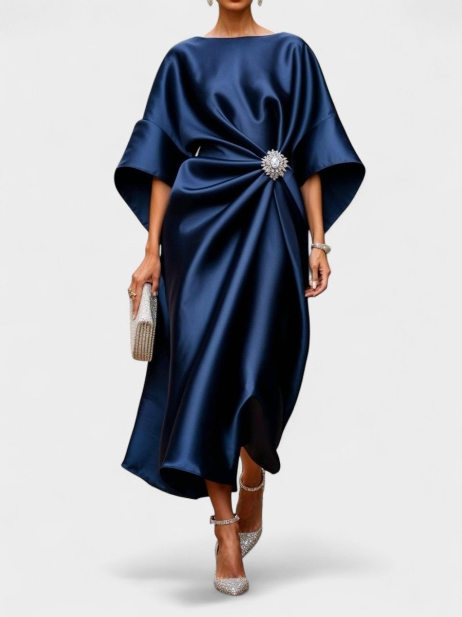 Viviana | Ruched A - Line Maxi Dress
