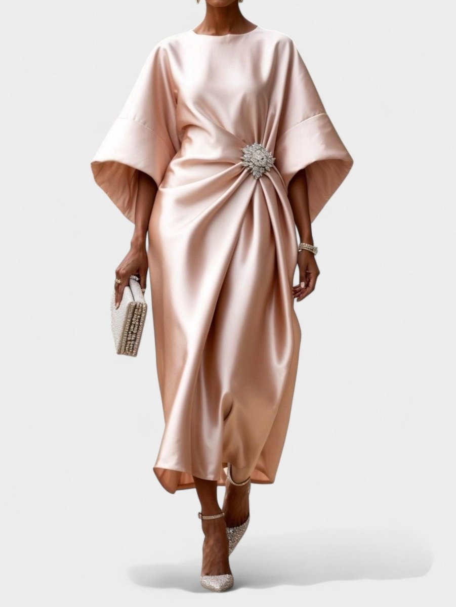 Viviana | Ruched A - Line Maxi Dress