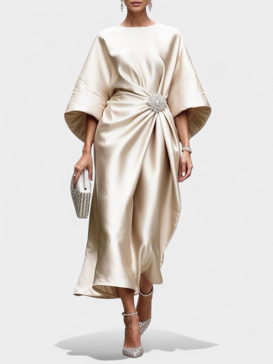 Viviana | Ruched A - Line Maxi Dress