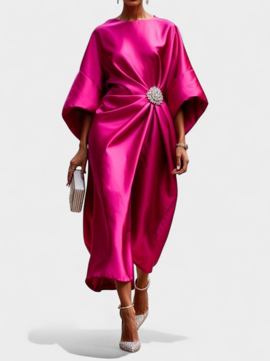 Viviana | Ruched A - Line Maxi Dress