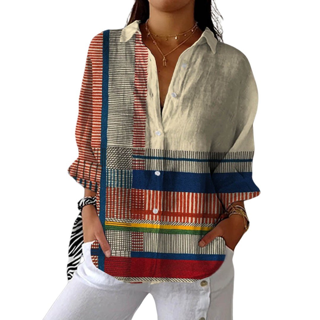 Viviane | Artistic Pattern Blouse